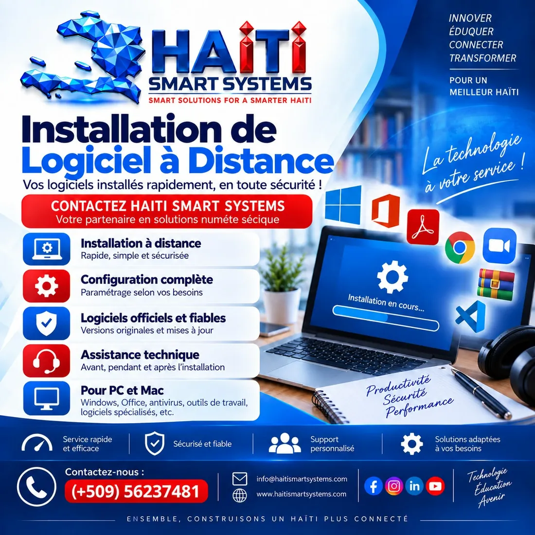 Installation de logiciels à distance